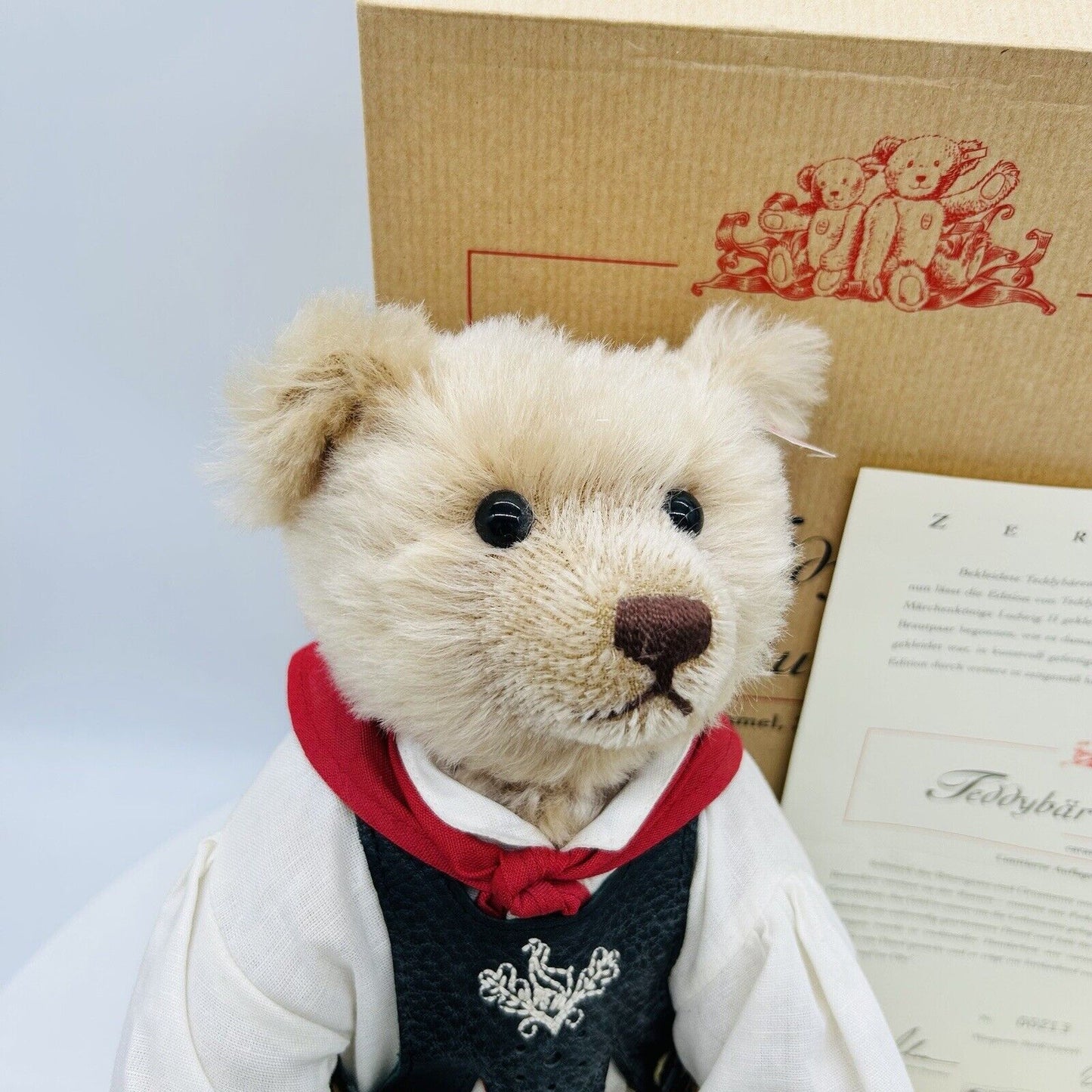 Steiff 038020 Bräutigam aus der Hochzeitsgesellschaft limitiert 500 34 cm Mohair