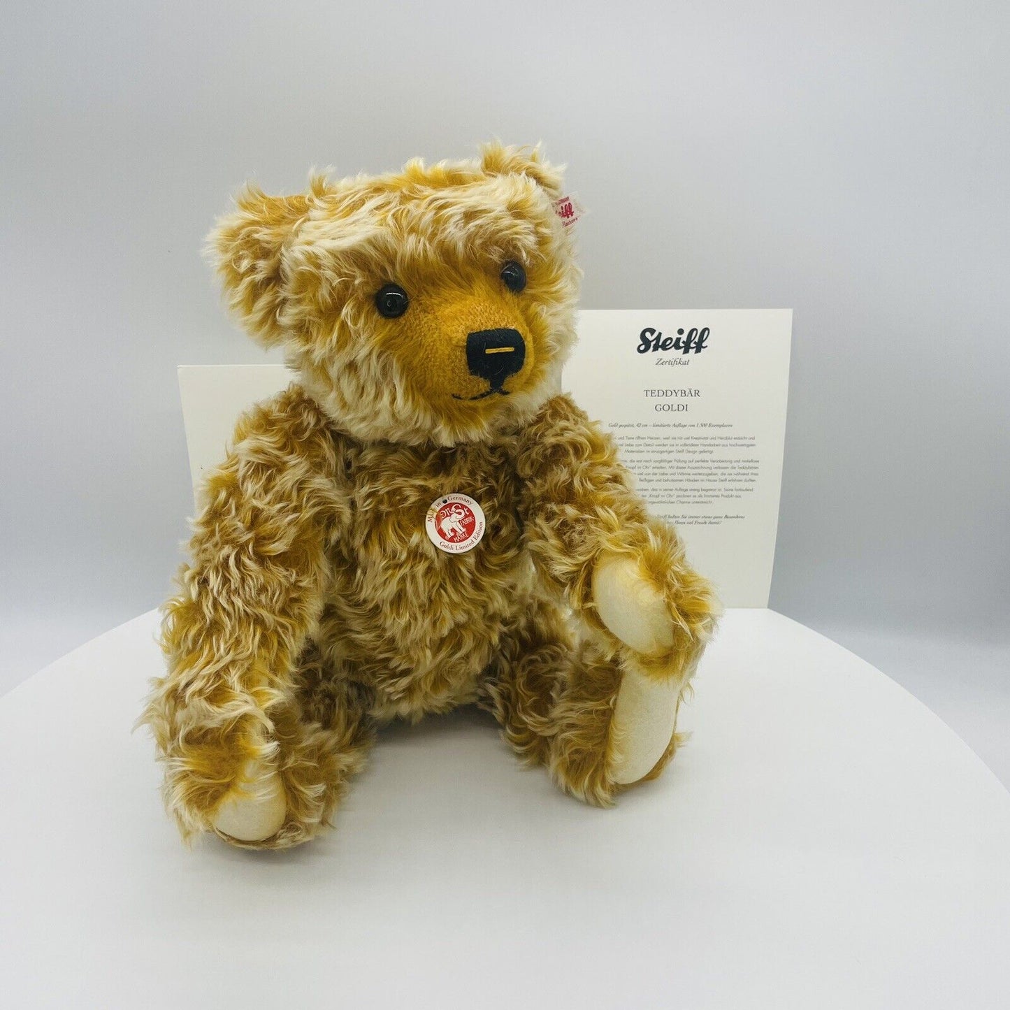 Steiff Teddybär Goldi Replica 021060 limitiert 1500 42cm Mohair