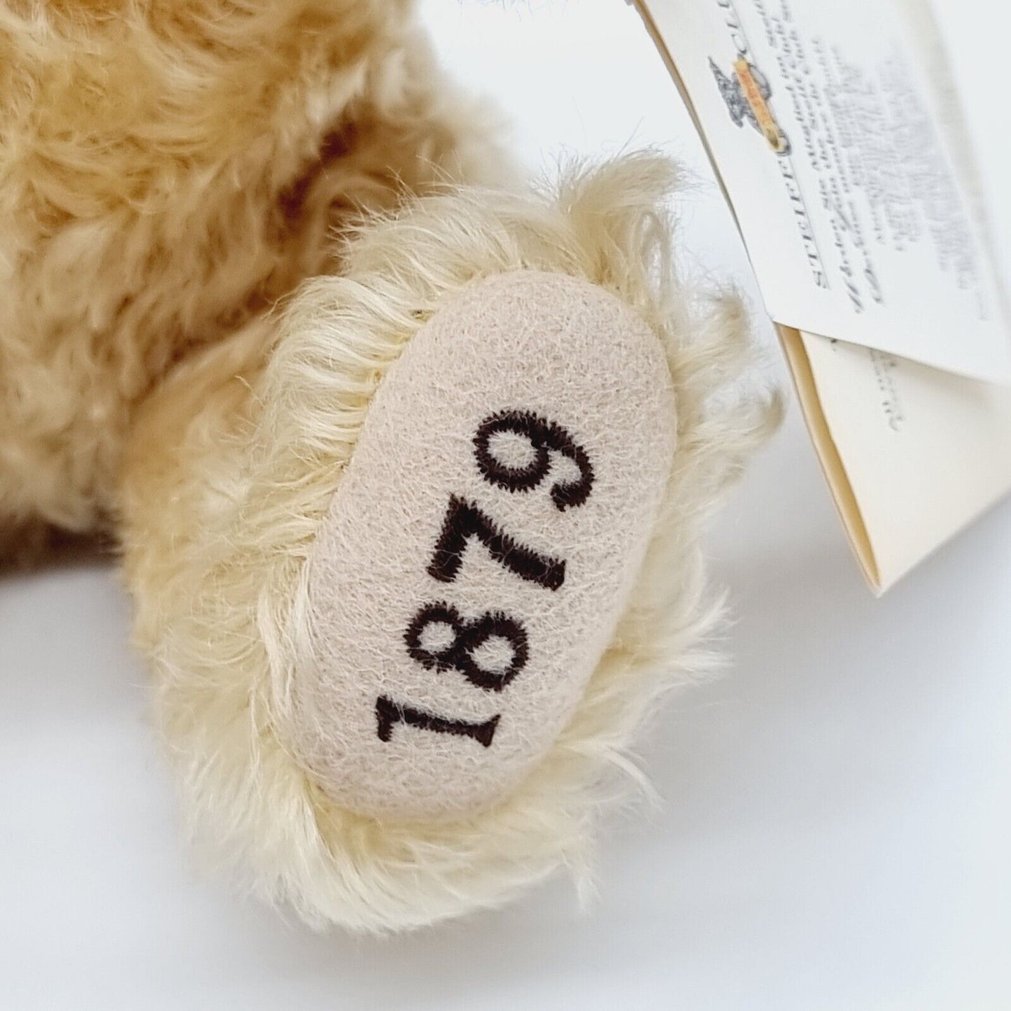 Steiff 655746 Teddybär Leonhard 125 Jahre Jubiläum limitiert mit Gehstock