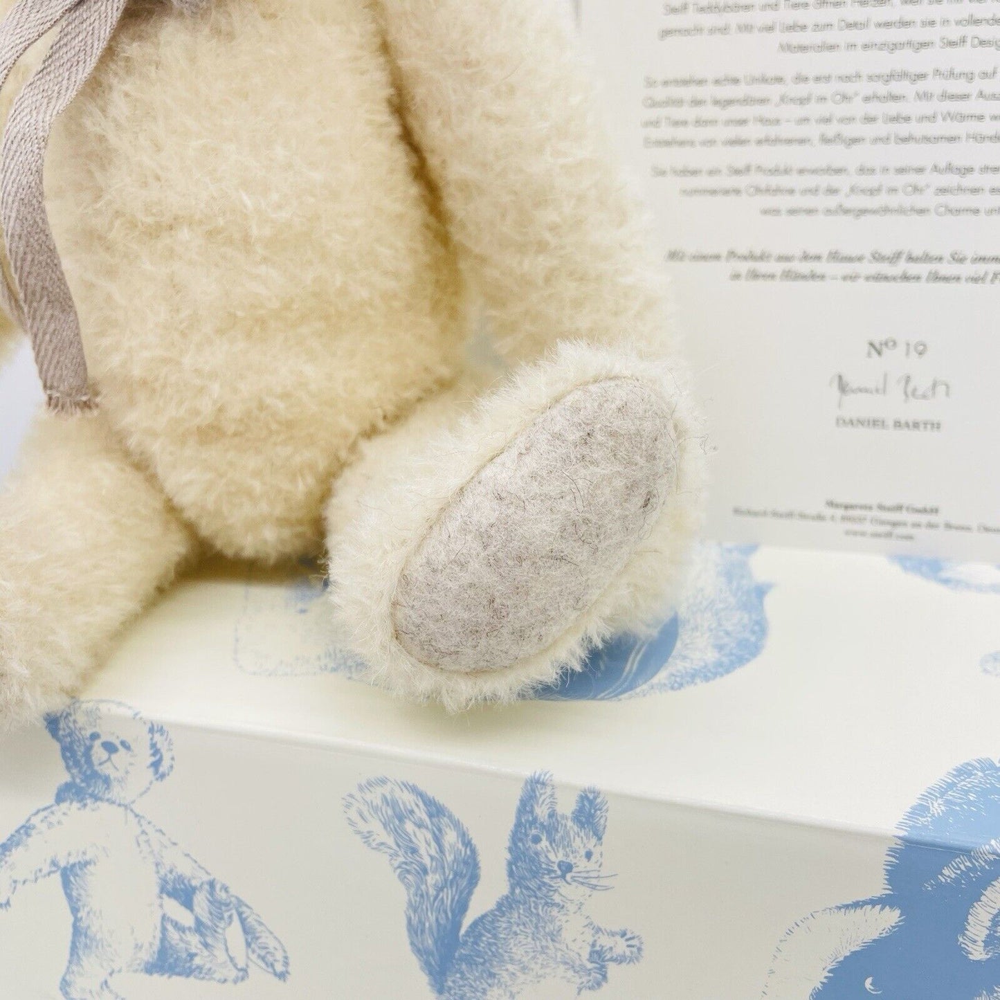 Steiff 021596 Teddybär Crispy limitiert 1360 aus 2016 28 cm Mohair
