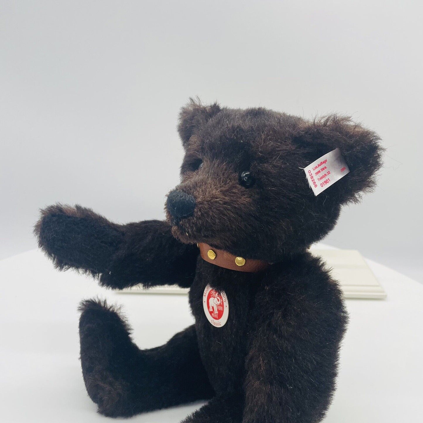 Steiff Teddybär mit Halsband 038266 limitiert 2006 aus 2006 32cm Mohair