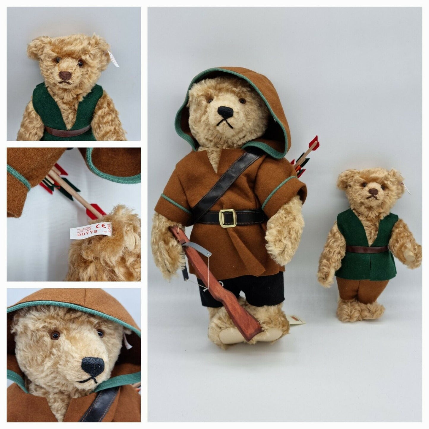 Steiff Wilhelm Tell mit Sohn 1998 für Märklin 996528 limitiert auf 1100