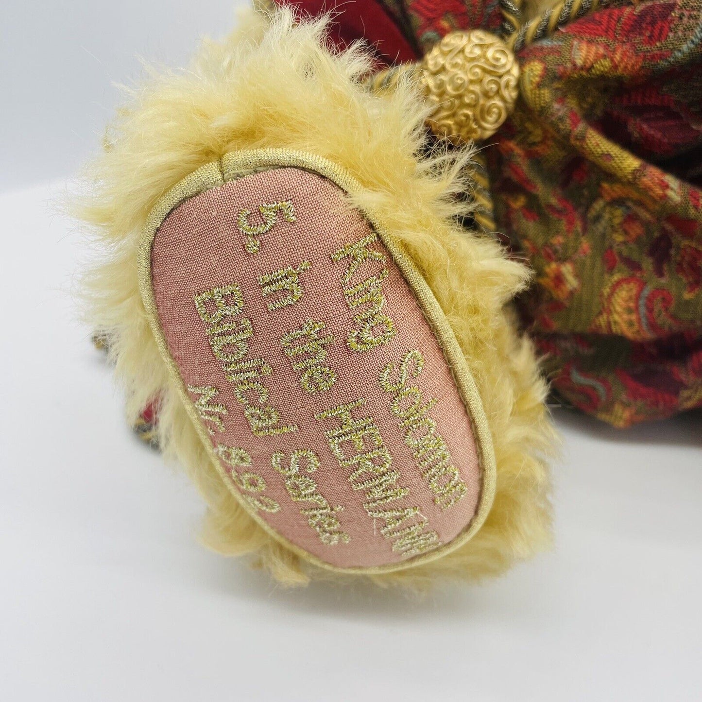 Hermann Coburg Teddybär König Salomo aus der Bibelserie limitiert 1000 40cm