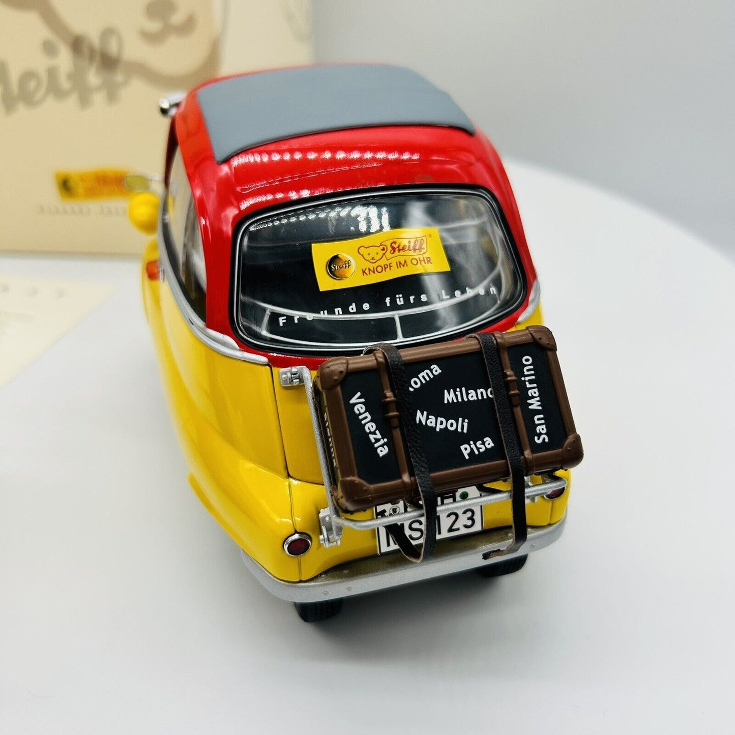 Steiff BMW Isetta Set 656156 limitiert 1500 aus 2006 Mohair