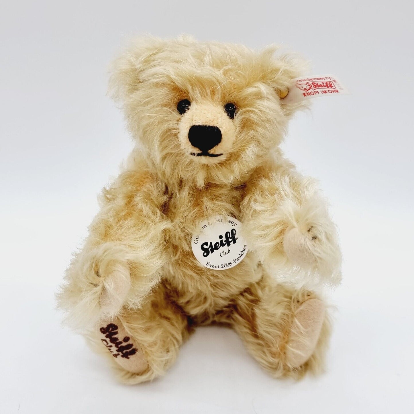 Steiff Event Teddybär Paulchen 420948 limitiert 2008 aus 2008 21cm Mohair