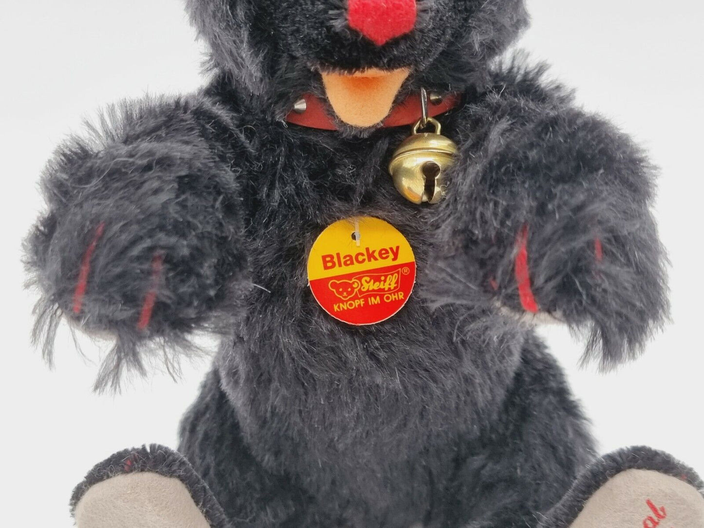 Nummer 00001 - Steiff Teddybär Baby Blackey 28cm 655333 Zertifikat Festival 1997