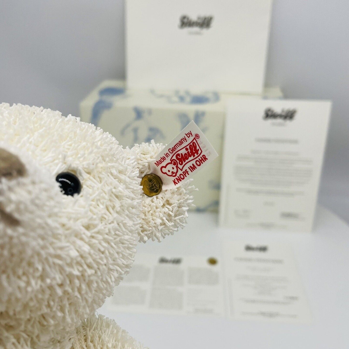 Steiff Papierteddybär 034312 limitiert 1500 aus 2014 28cm Papierplüsch