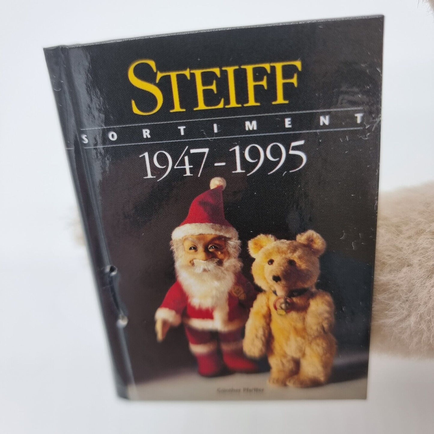 Steiff Jubiläumsbär Sorty mit Buch 655944 weiß 30 cm limitiert 1500 Jahr 2005
