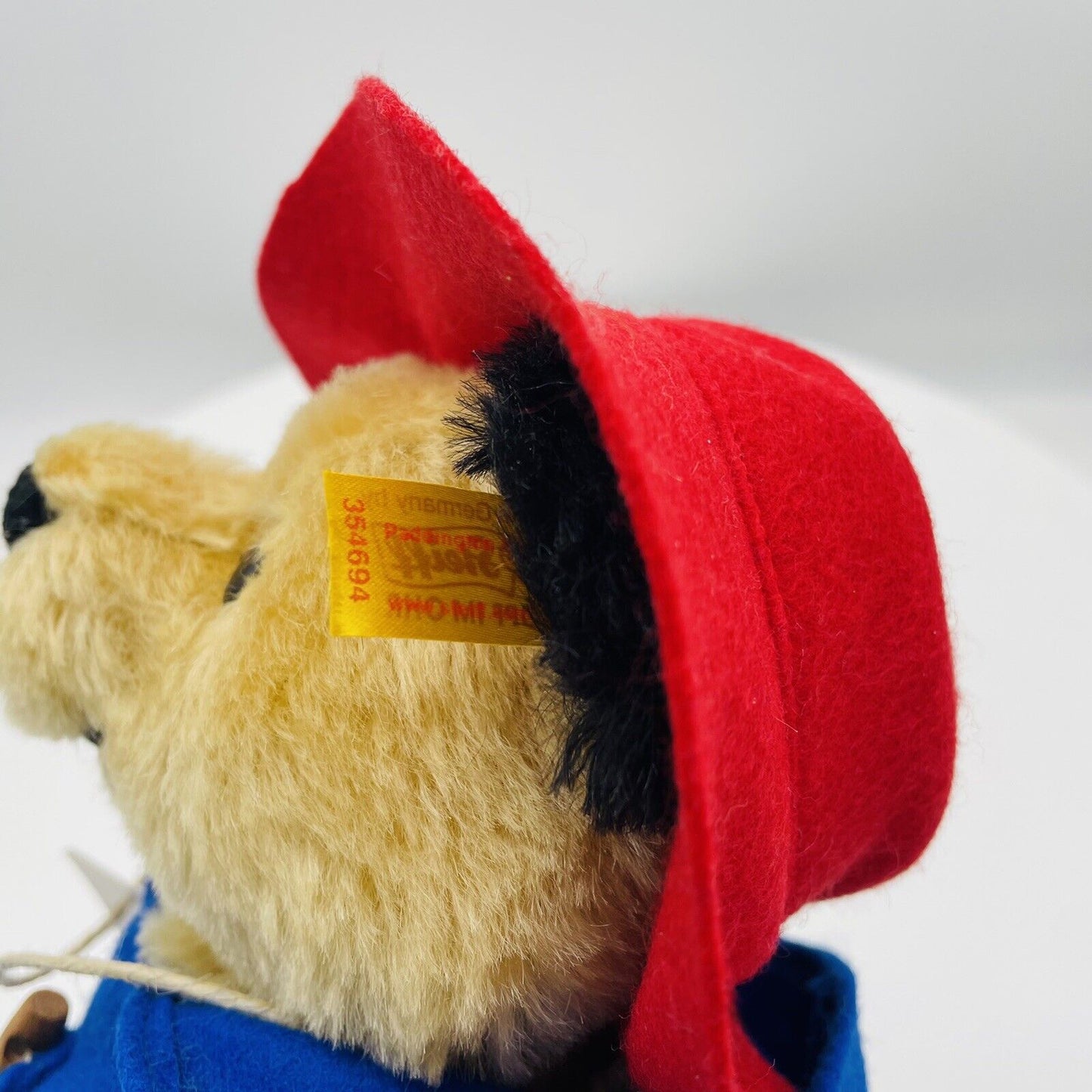 Steiff Classic Teddybär Paddington mit Wellington Boots 354694 28cm Mohair