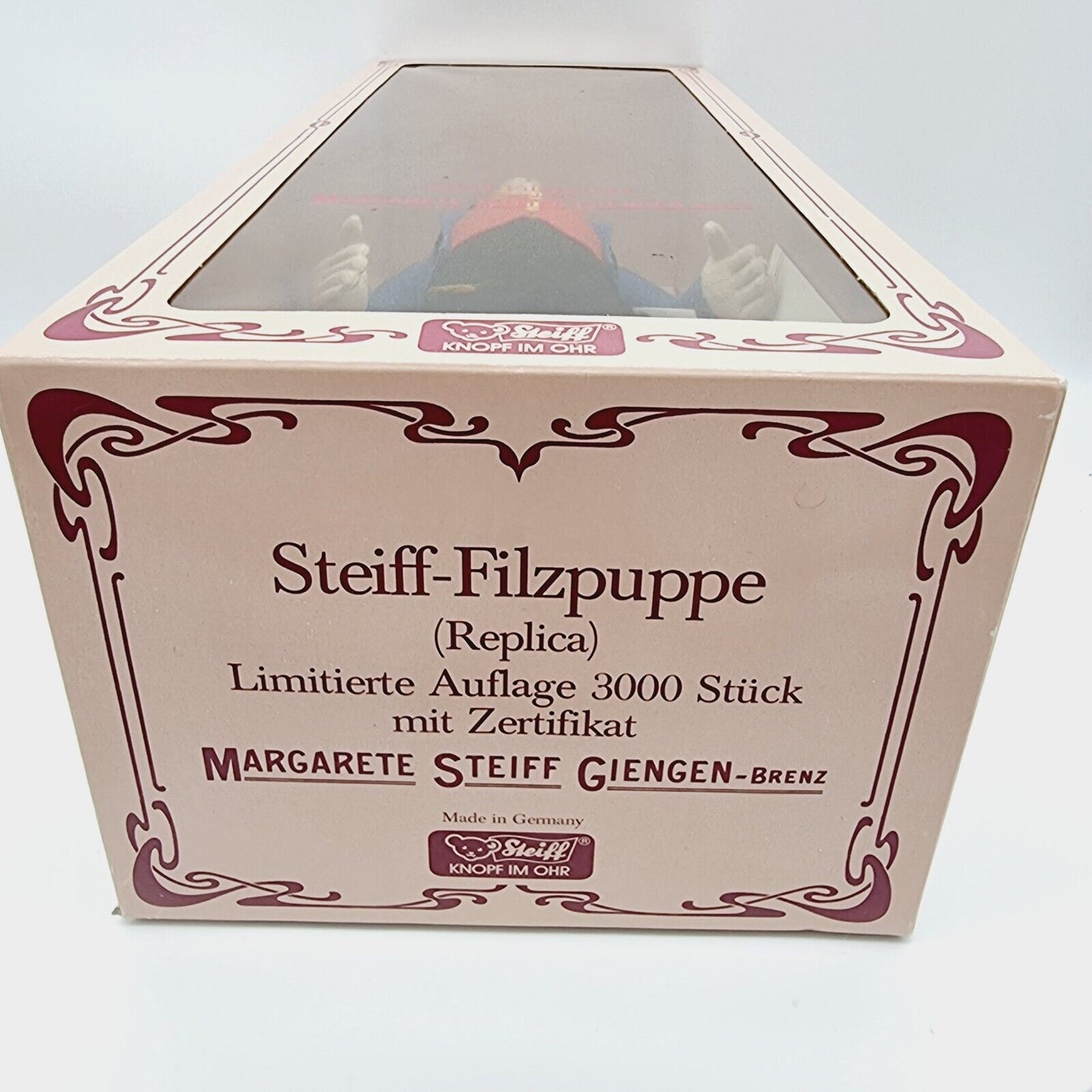 Steiff 9112/45 Filzpuppe Kleinbauer Jörg Replica 1904 limitiert 3000 aus 1987