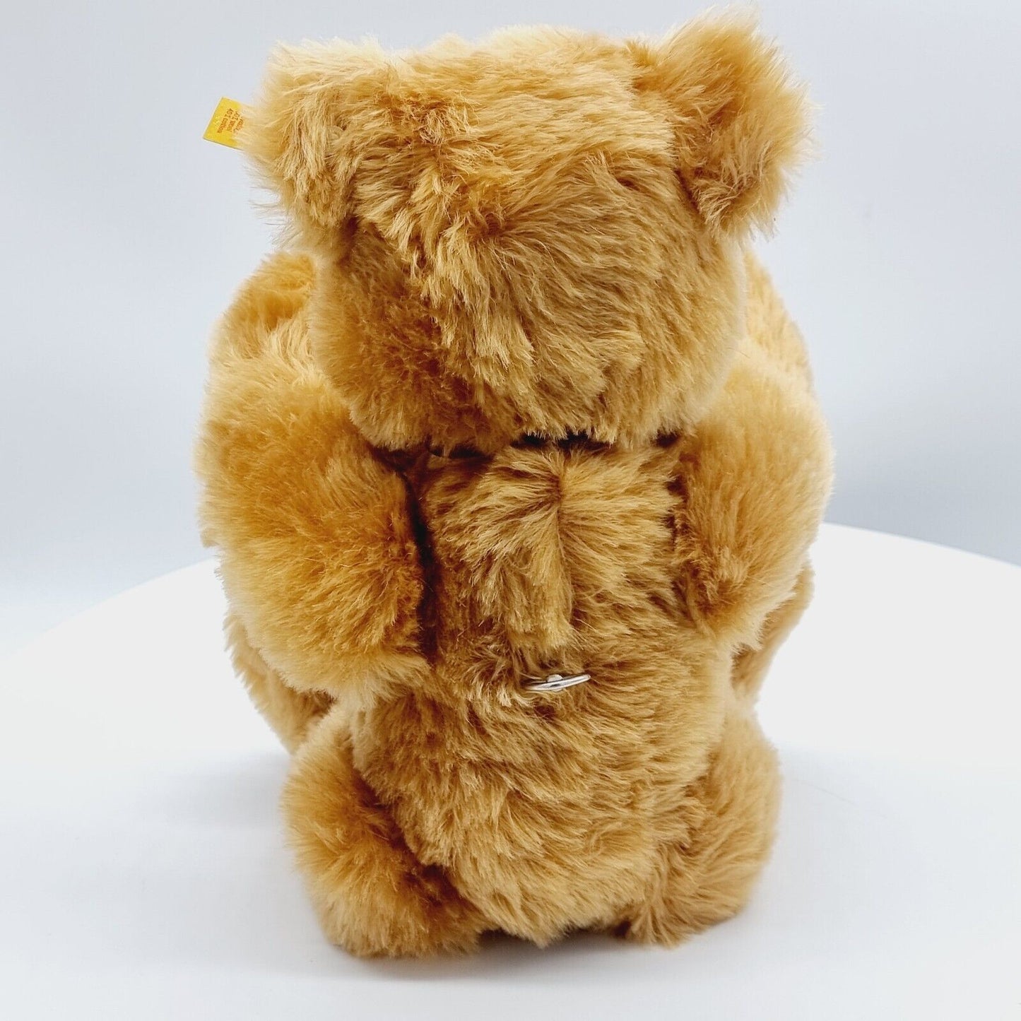 Steiff Original Steiffteddy mit Stimme 36cm Plüschteddy 011054 mit Fahne + Knopf
