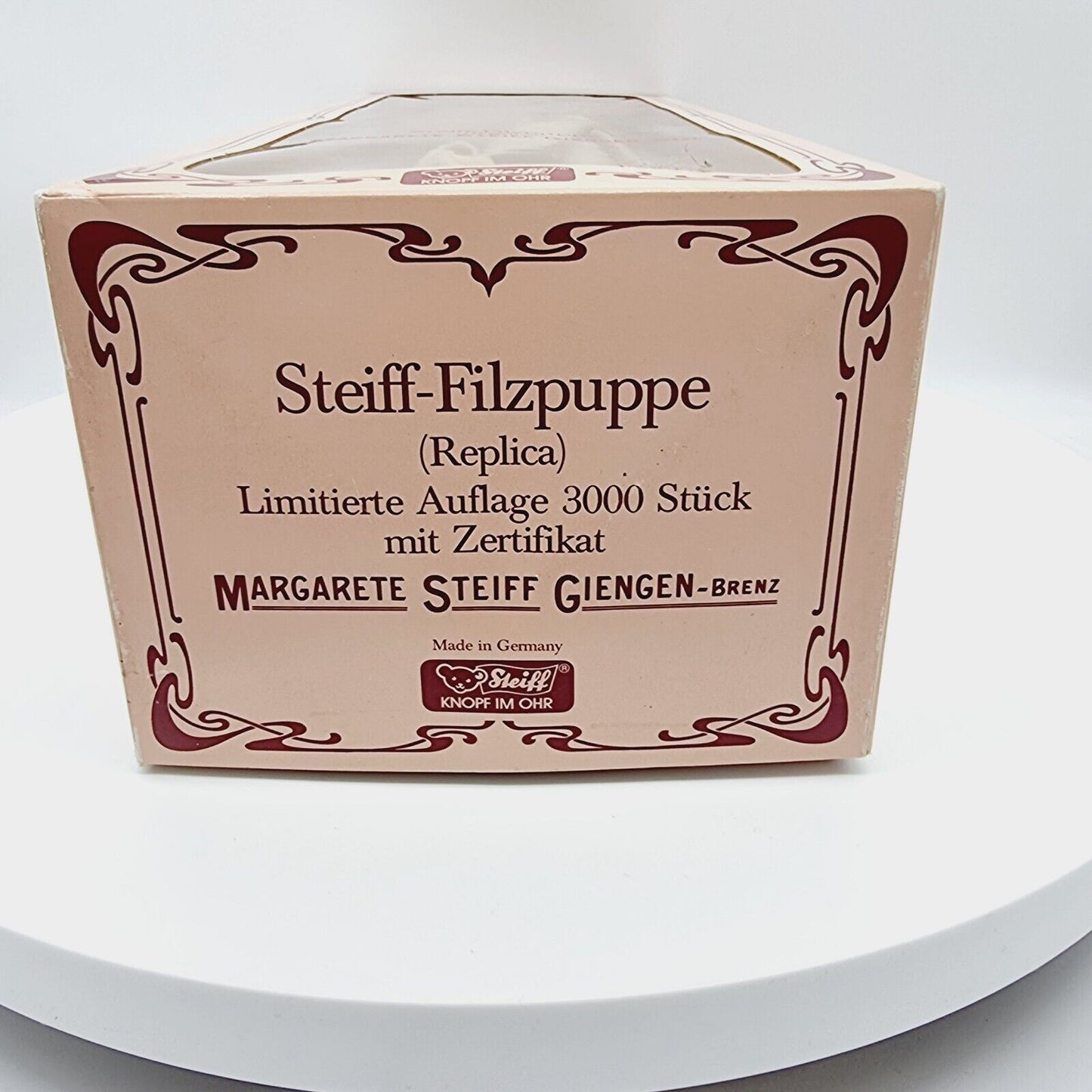 Steiff 9110/43 Filzpuppe Bäuerin Replica 1912 limitiert 3000 aus 1987 43 cm