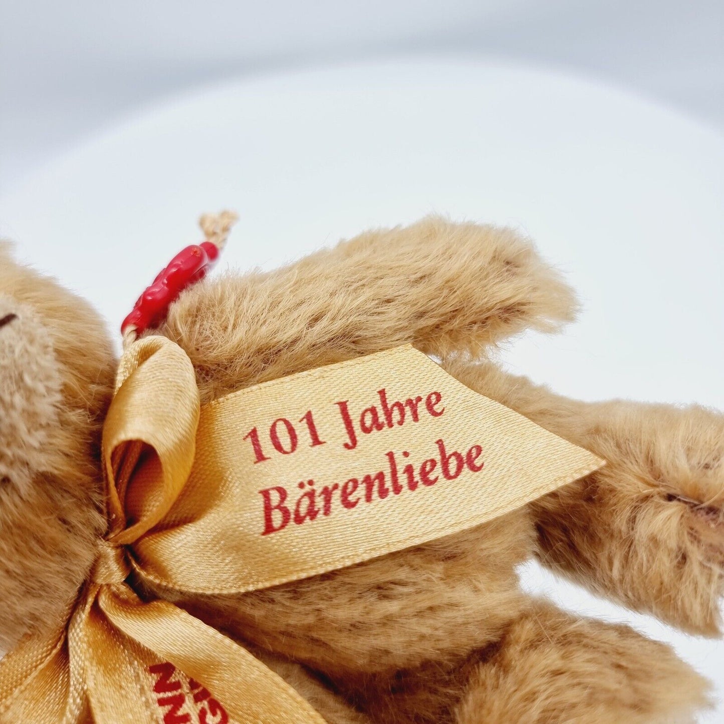 Hermann Teddy Original 101 Jahre Bärenliebe 13 cm Jahresteddybär 2013