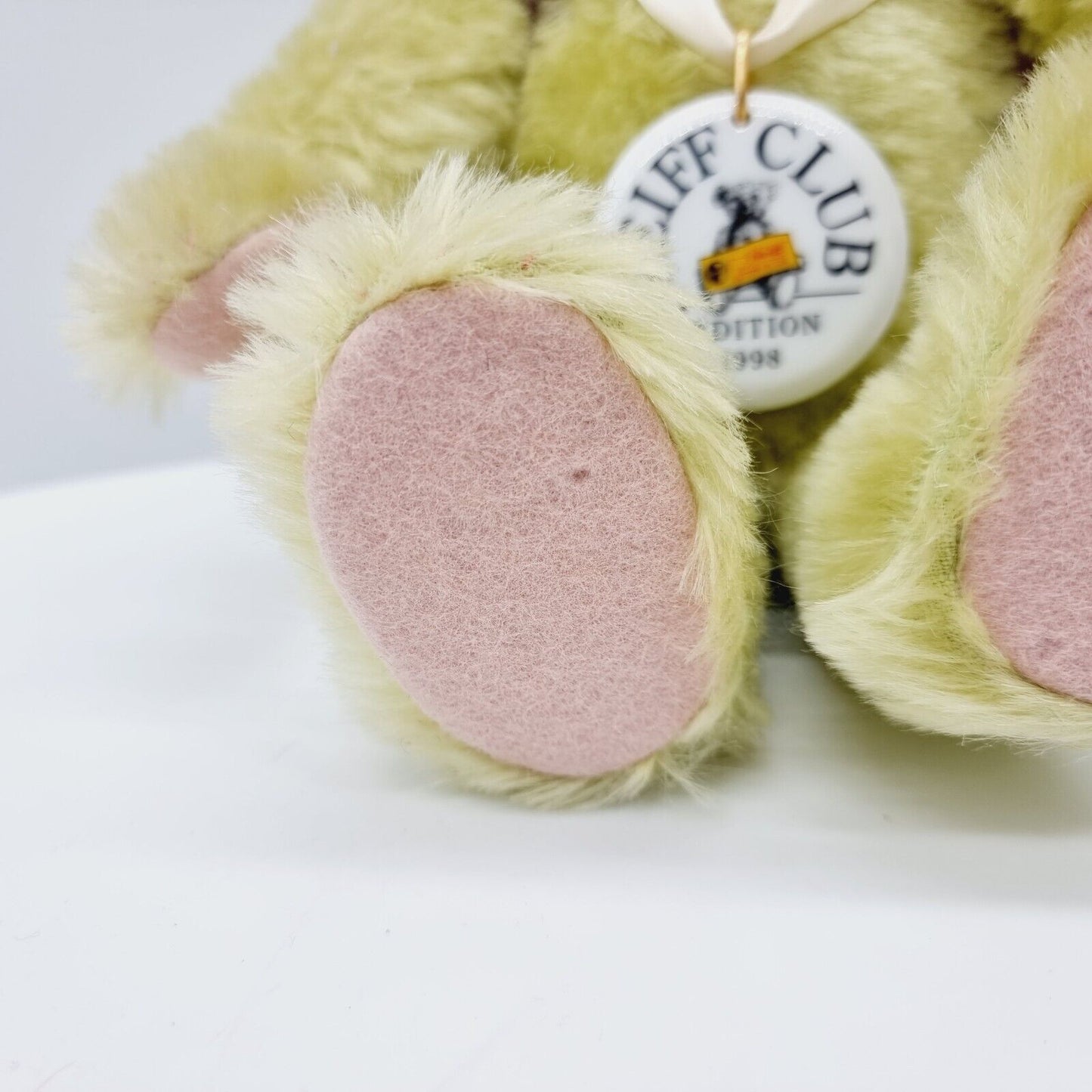 Steiff 420139 Schulanfänger Teddybär grün 30 cm Club Edition 1998