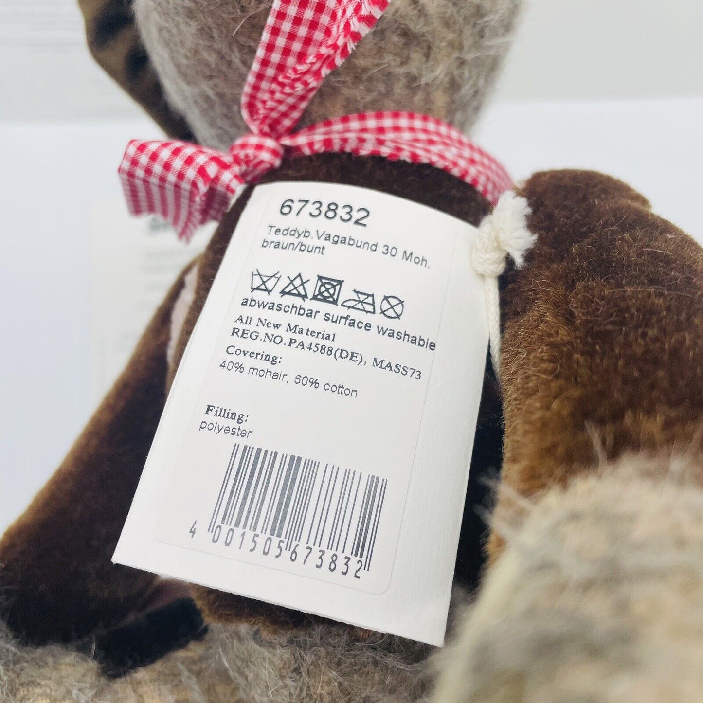 Steiff Teddybär Vagabund 673832 limitiert 1500 aus 2015 30cm Mohair