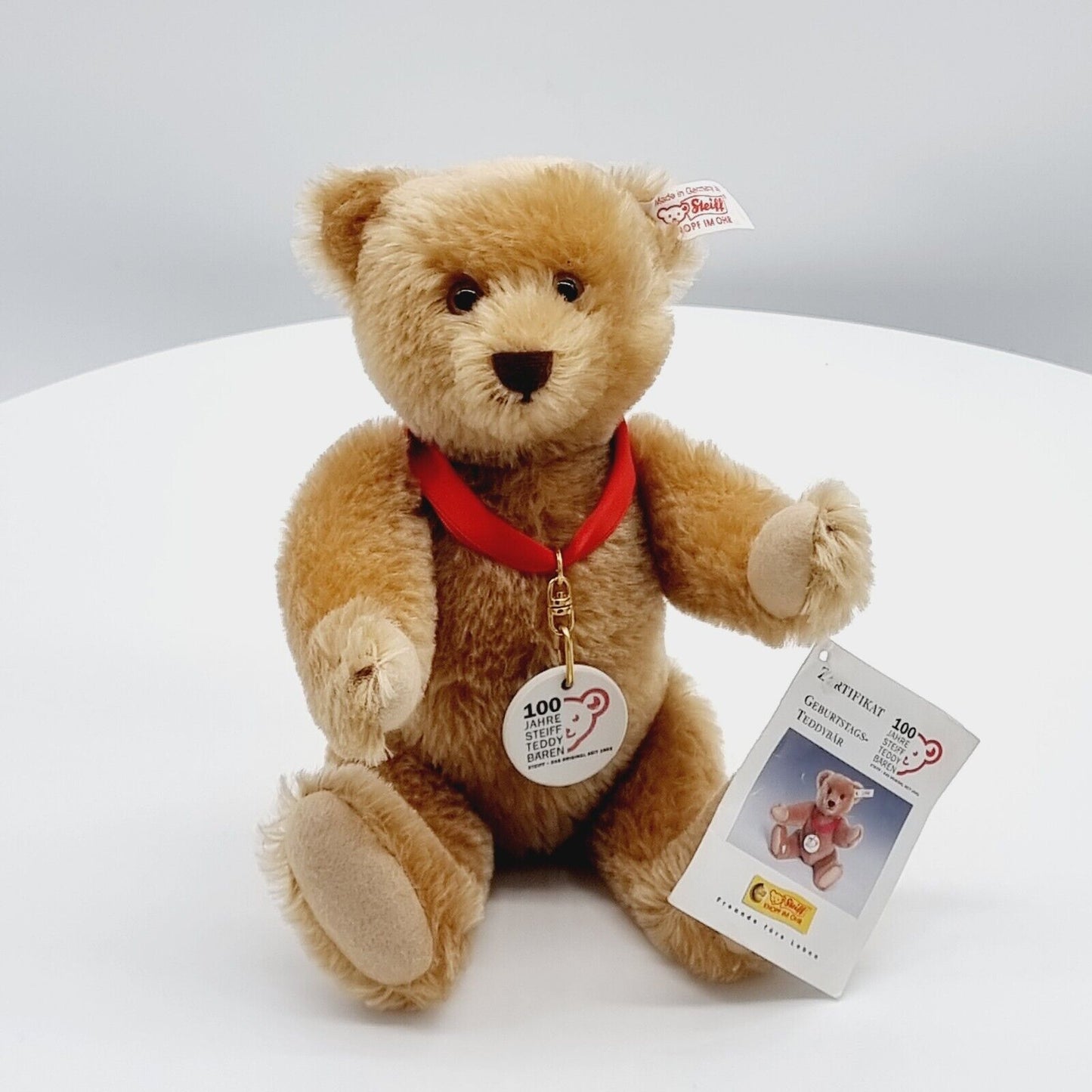 Steiff Geburtstags Teddybär Anniversary 671050 zimt 27 cm Zeitlimitierung 2002
