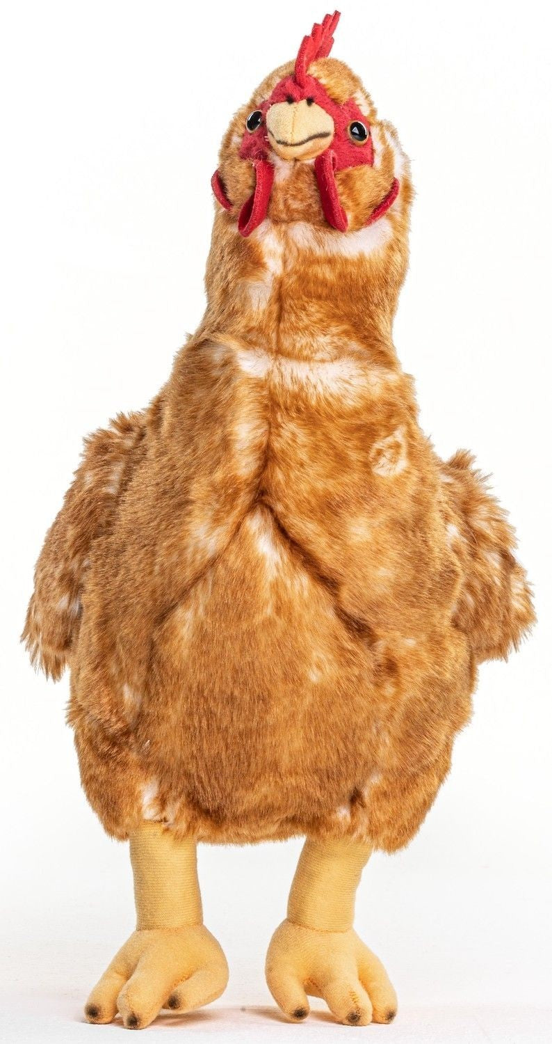 Uni-Toys Henne braun 37 cm Plüschtier Plüschhenne Vogel