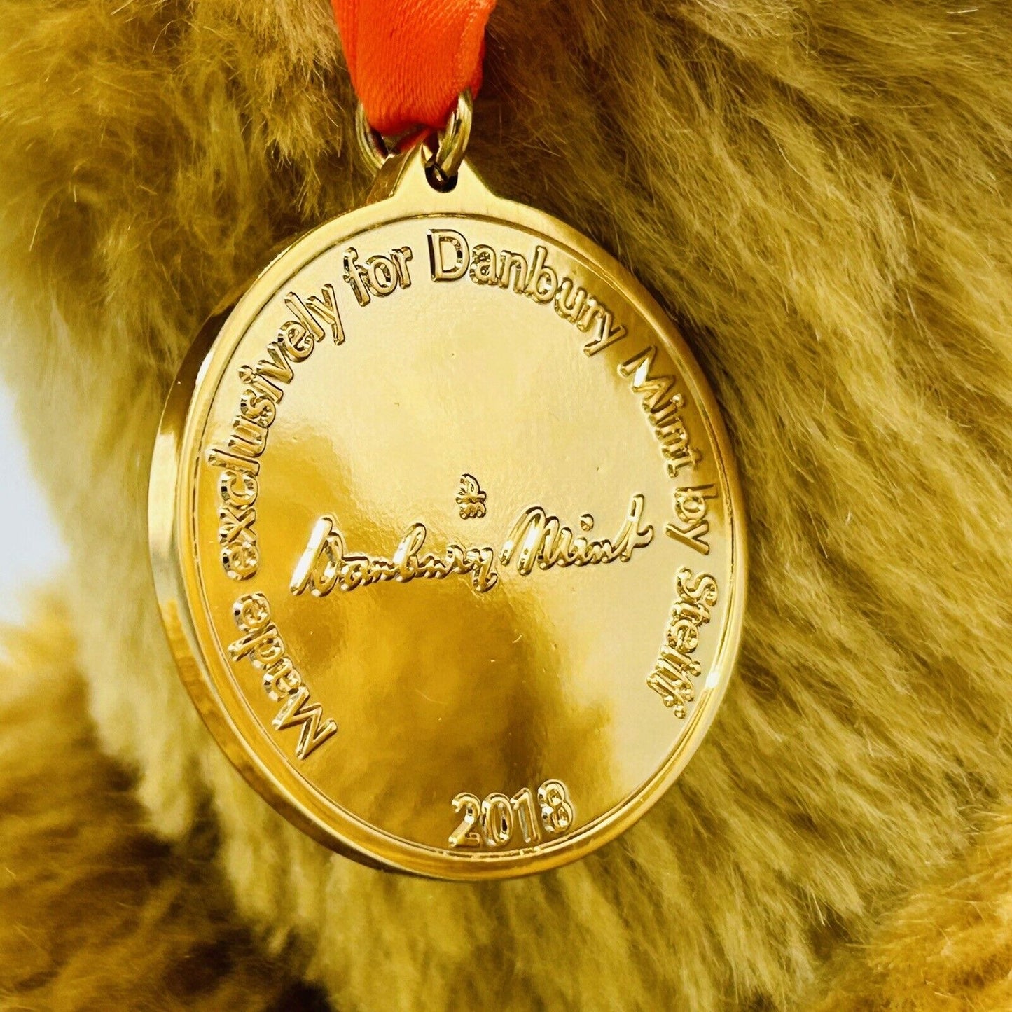 Steiff 690341 Danbury Mint Teddybär Year Bear 2018 Zeitlimitierung 32cm