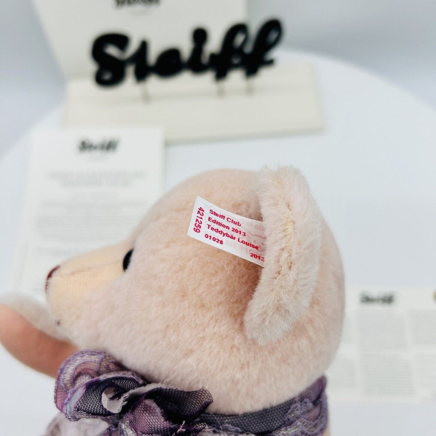 Steiff 421259 Teddybär Louise Club Edition 2013 limitiert 2013 33 cm Alpaca