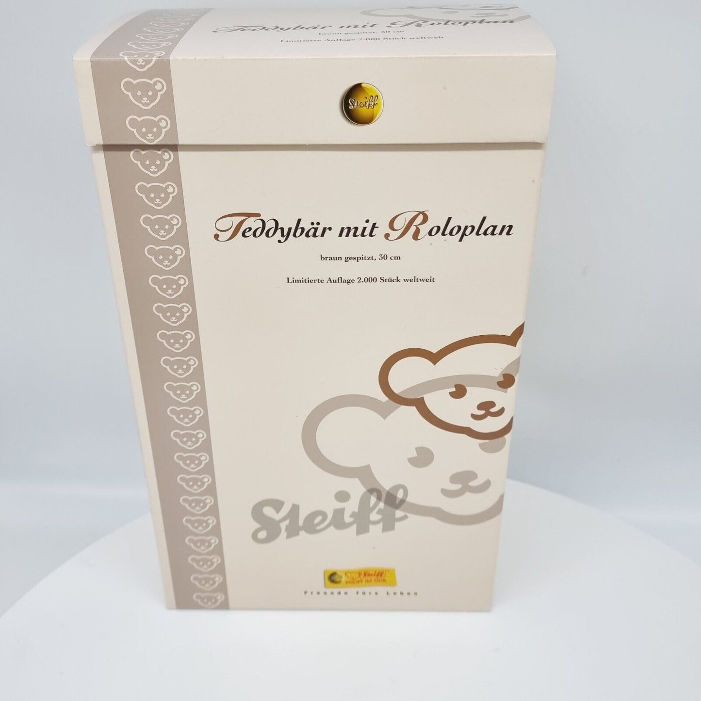 Nr. 70! Steiff 653452 Teddybär mit Roloplan limitiert 2000 aus 2005 30 cm Mohair