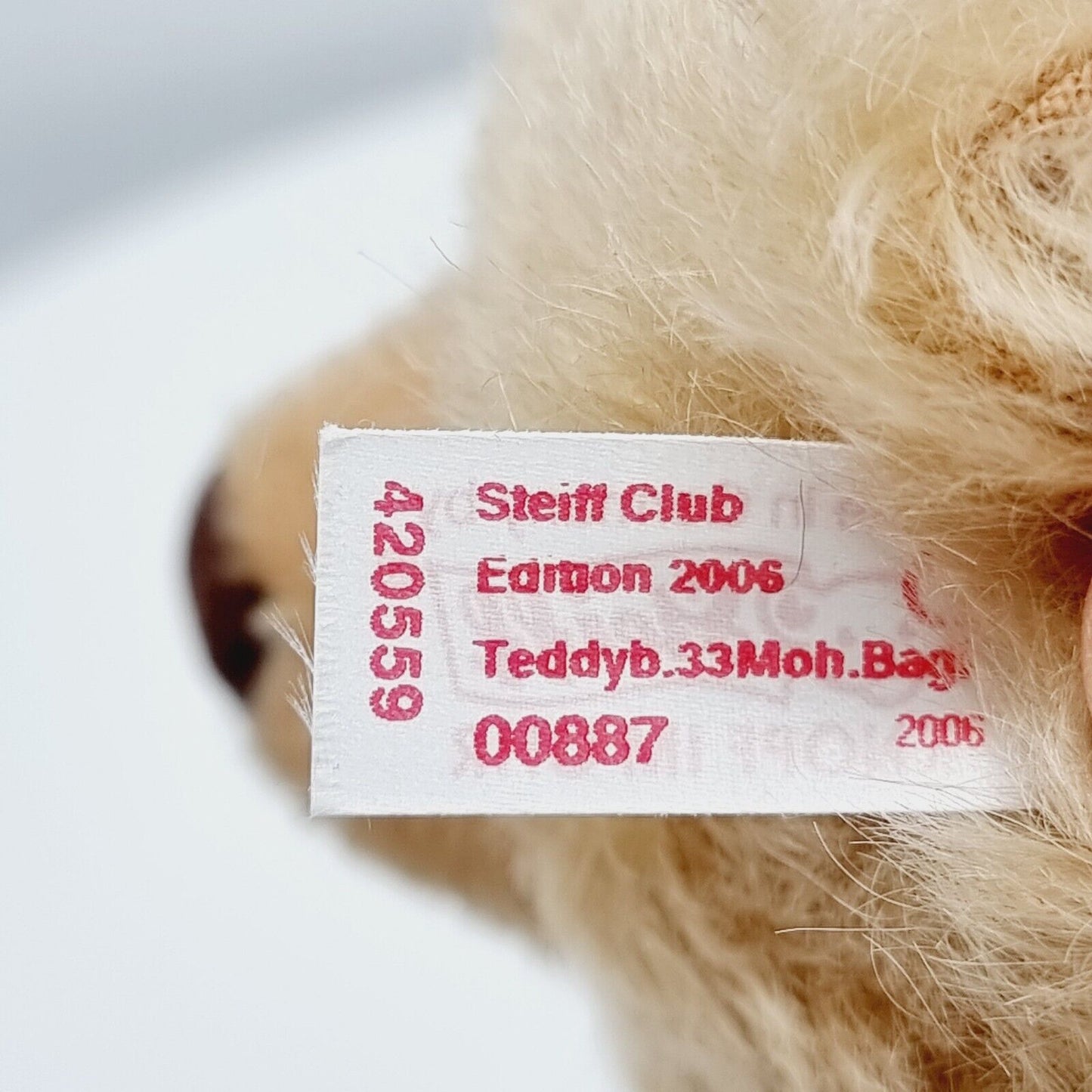 Steiff 420559 Club Edition 2006 mit Brummstimme 33 cm limitiert Jahr 2006