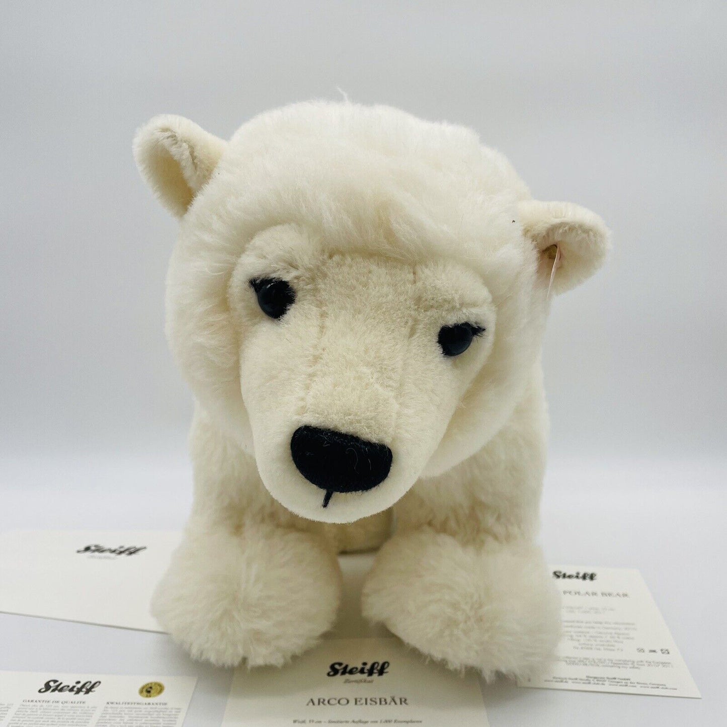 Steiff Eisbär Arco 036347 limitiert 1000 aus 2011 55cm Alpaca