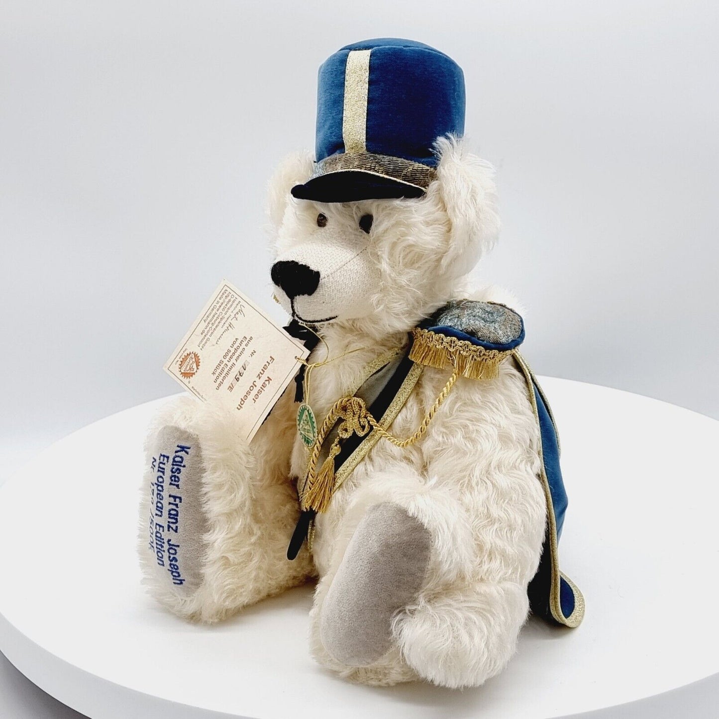 Hermann Coburg 19621-9 Teddybär Kaiser Franz Joseph limitiert 500 40 cm Mohair