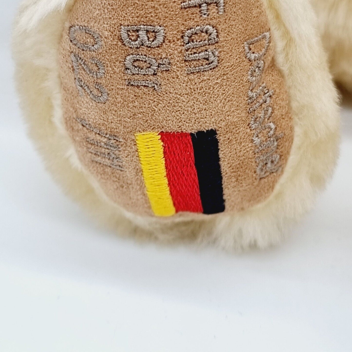 Hermann Schmuseweicher Deutscher Fan Teddybär Wattefüllung limitiert 111 Stück