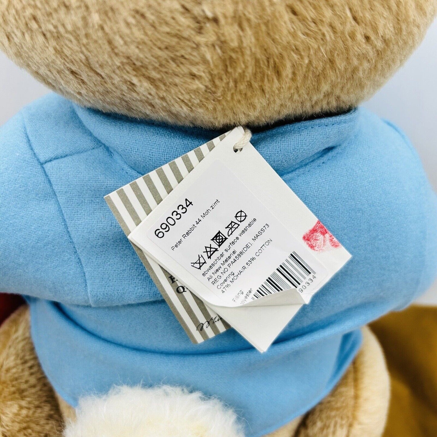 Nr. 45! Steiff 690334 Peter Rabbit Hase limitiert 500 aus 2020 44 cm Mohair