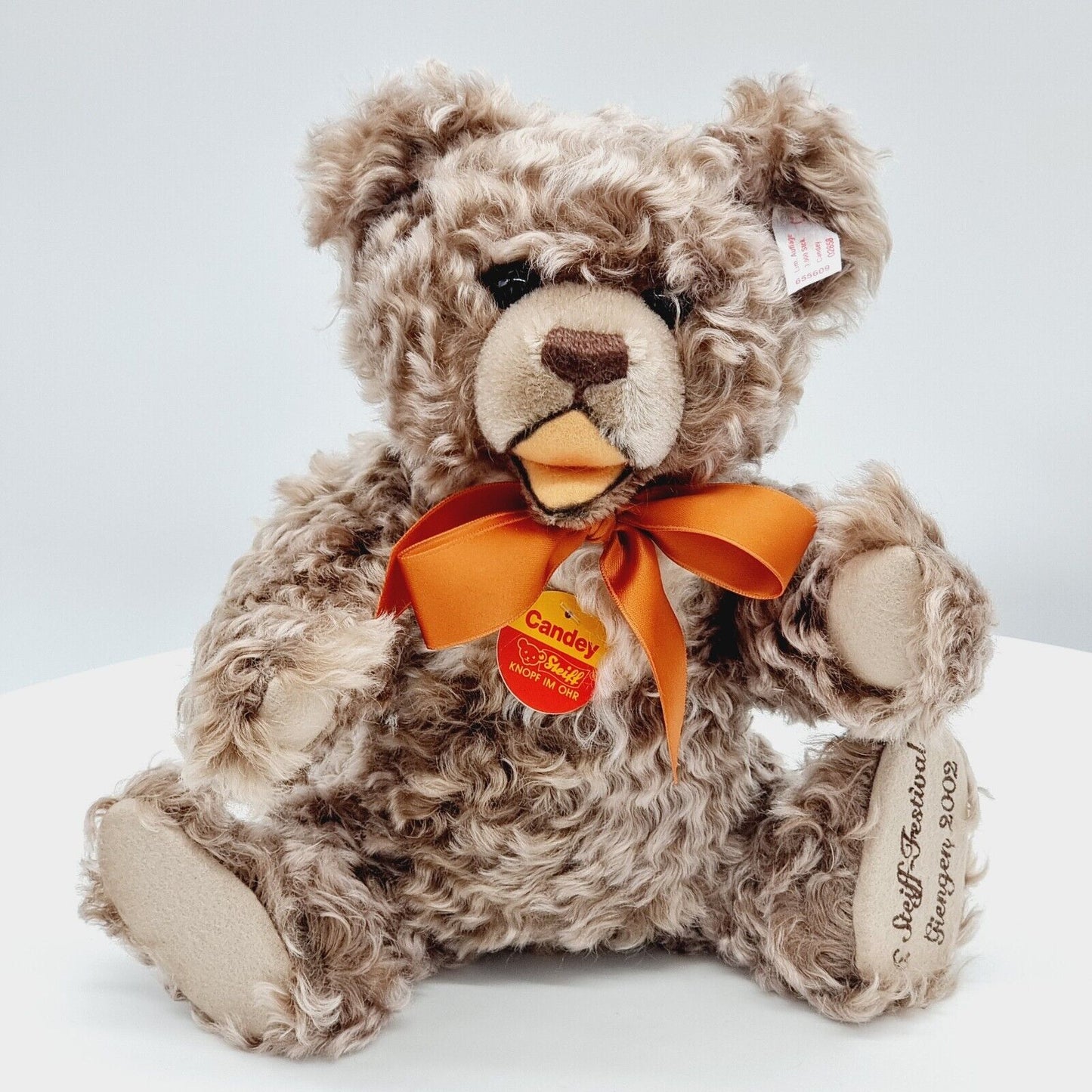 Steiff Teddybär Candey 30 cm 655609 limitiert Schleife orange Jahr 2002