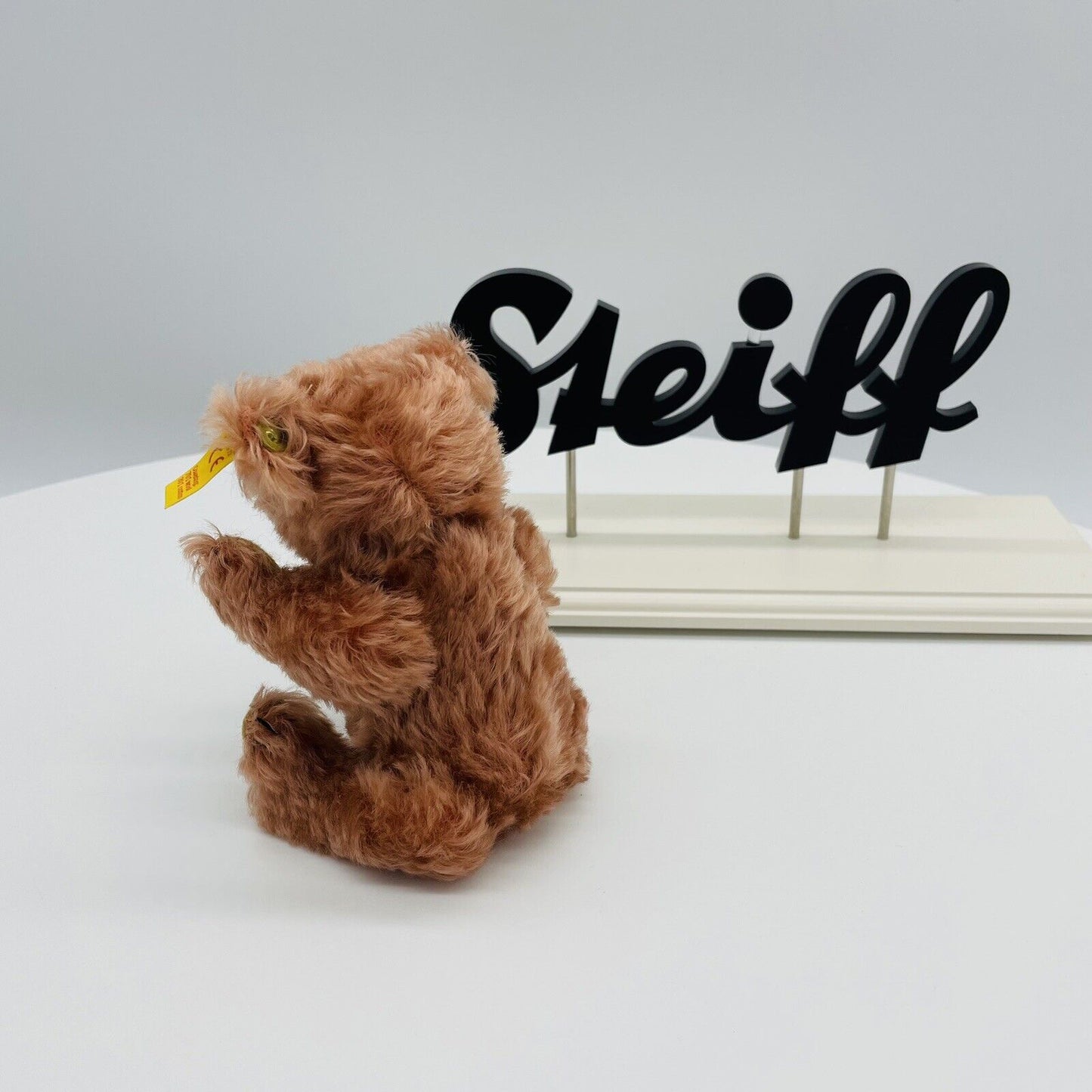 Steiff Teddybär Historische Miniatur mit Kompass 029608 16cm Mohair