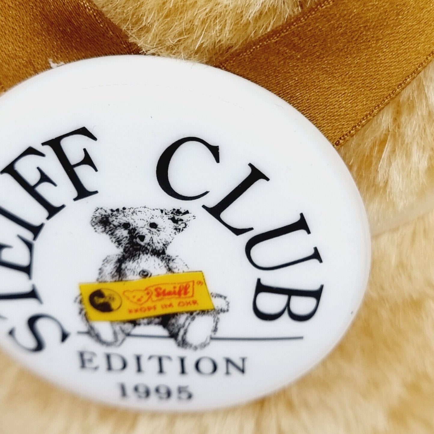 Steiff 420054 Club Edition Baby Bär blond 35cm 1995 limitiert Zertifikat