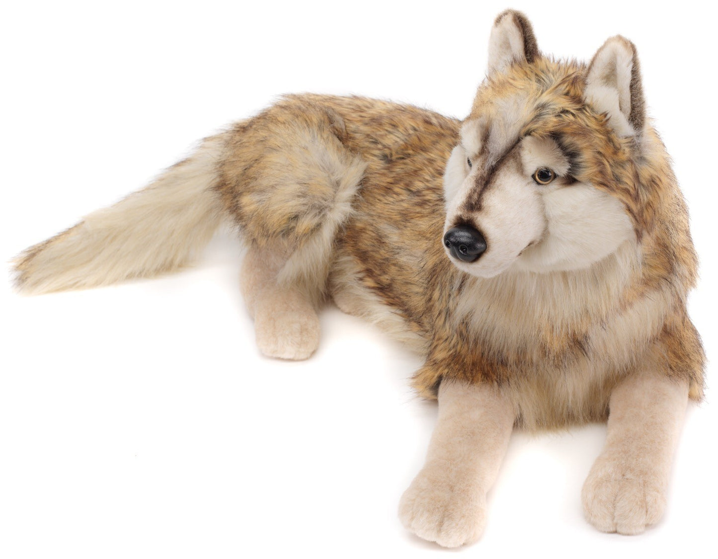 Uni-Toys Wolf Lupus liegend 100 cm Plüschtier Kuscheltier