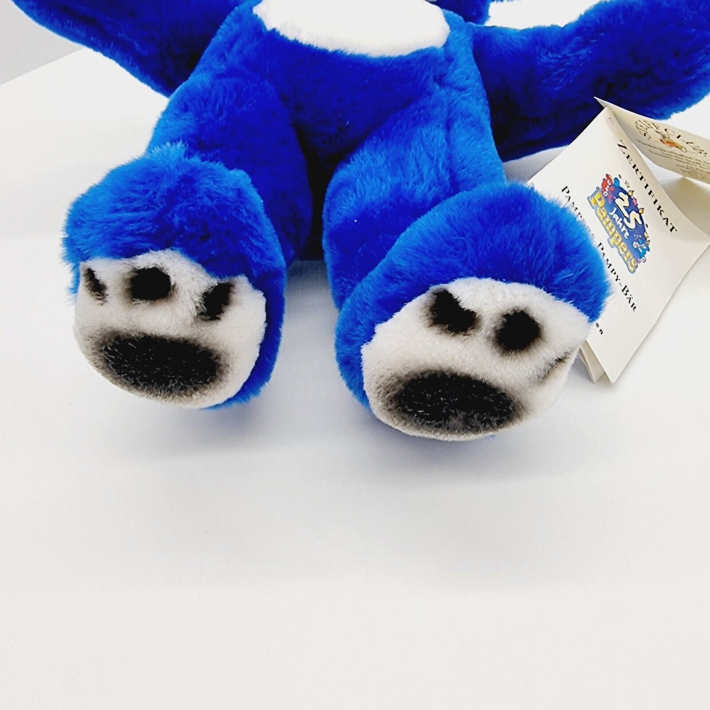 Steiff 996757 Pampers Pamy-Bär Teddybär blau limitiert 5000 Jahr 1998 Zertifikat