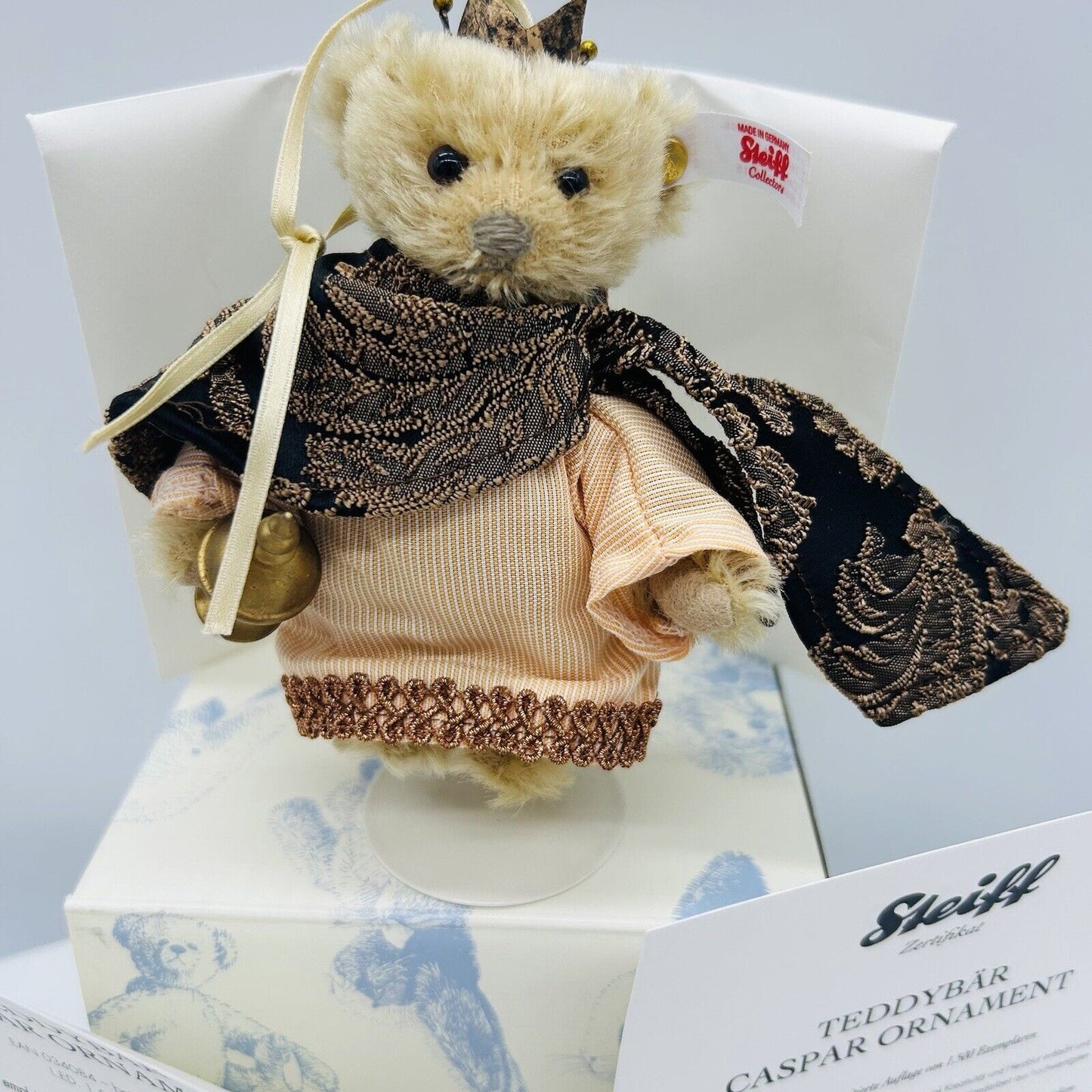 Steiff 034084 Ornament Teddybär Caspar Heilige drei Könige limitiert 1500