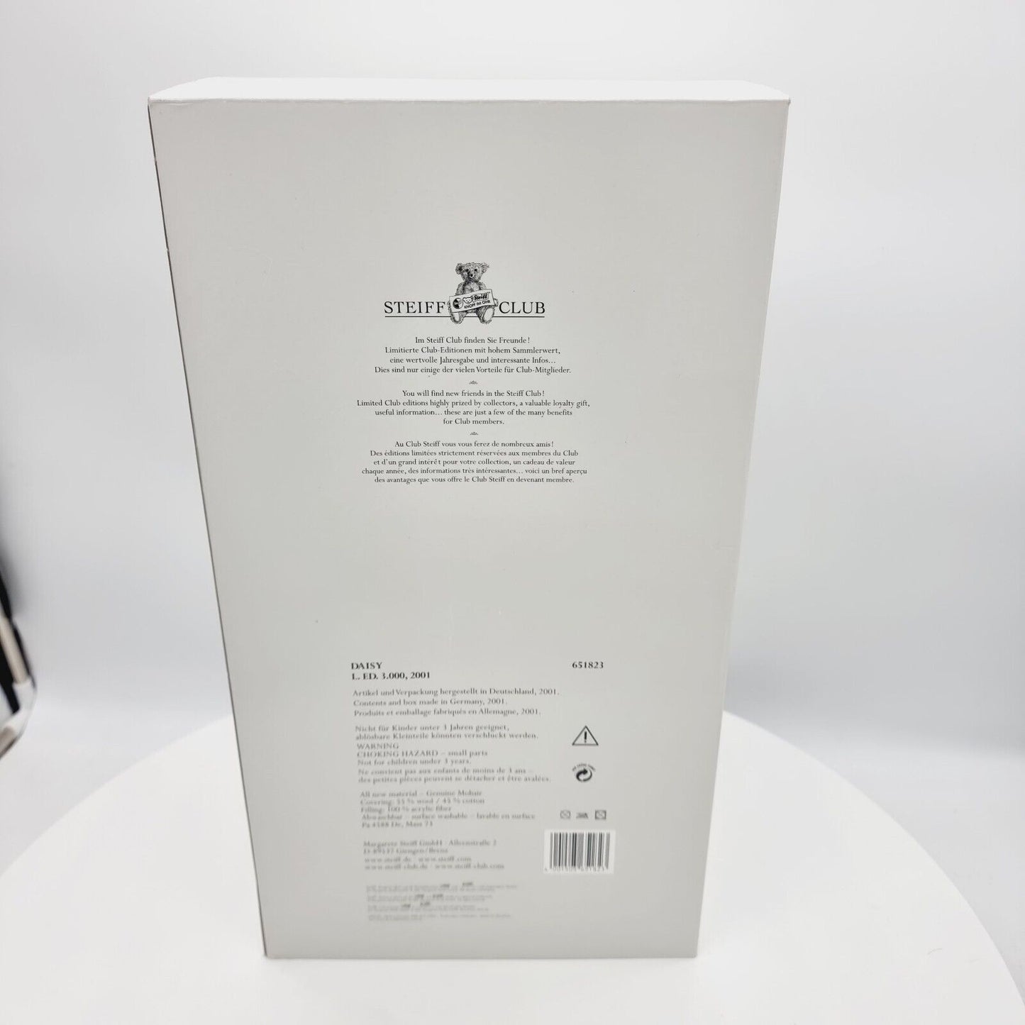 651823 Steiff Daisy Duck Disney Showcast 34 cm limitiert aus 2001