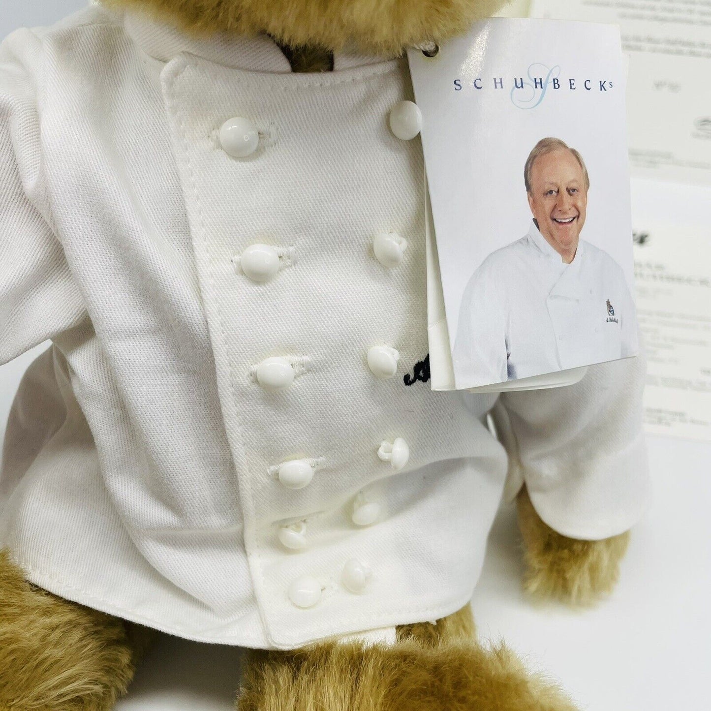 Steiff Teddybär Koch Alfons Schuhbeck 990236 limitiert 1500 aus 2013 32cm Mohair