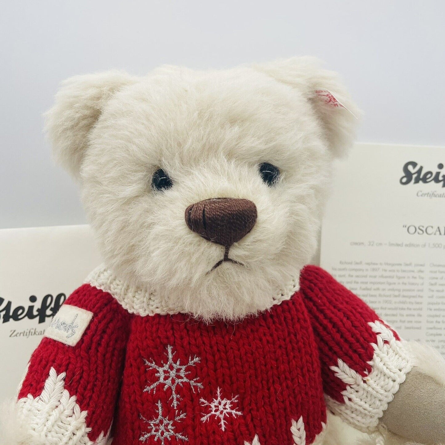 Steiff Teddybär Oscar für Harrods 663055 limitiert 1500 aus 2008 Alpaca 32cm