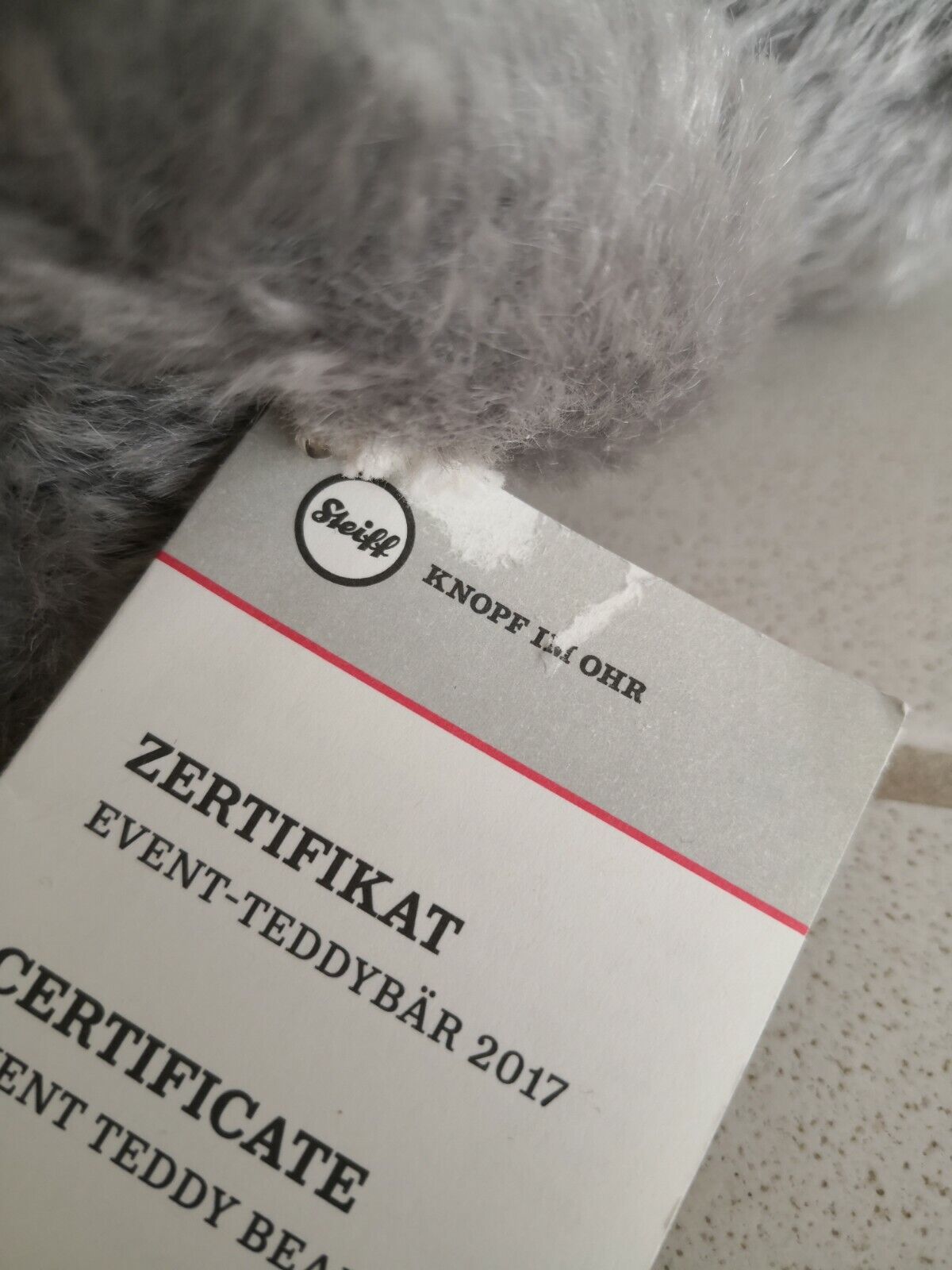 Steiff 421419 Club-Event-Teddybär 2017 20 cm limitiert Zertifikat