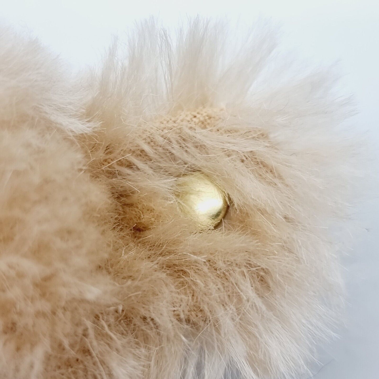 Steiff Teddybär Baby 407833 1B Ware 29 cm Replica 1930 Halsband blanker Knopf