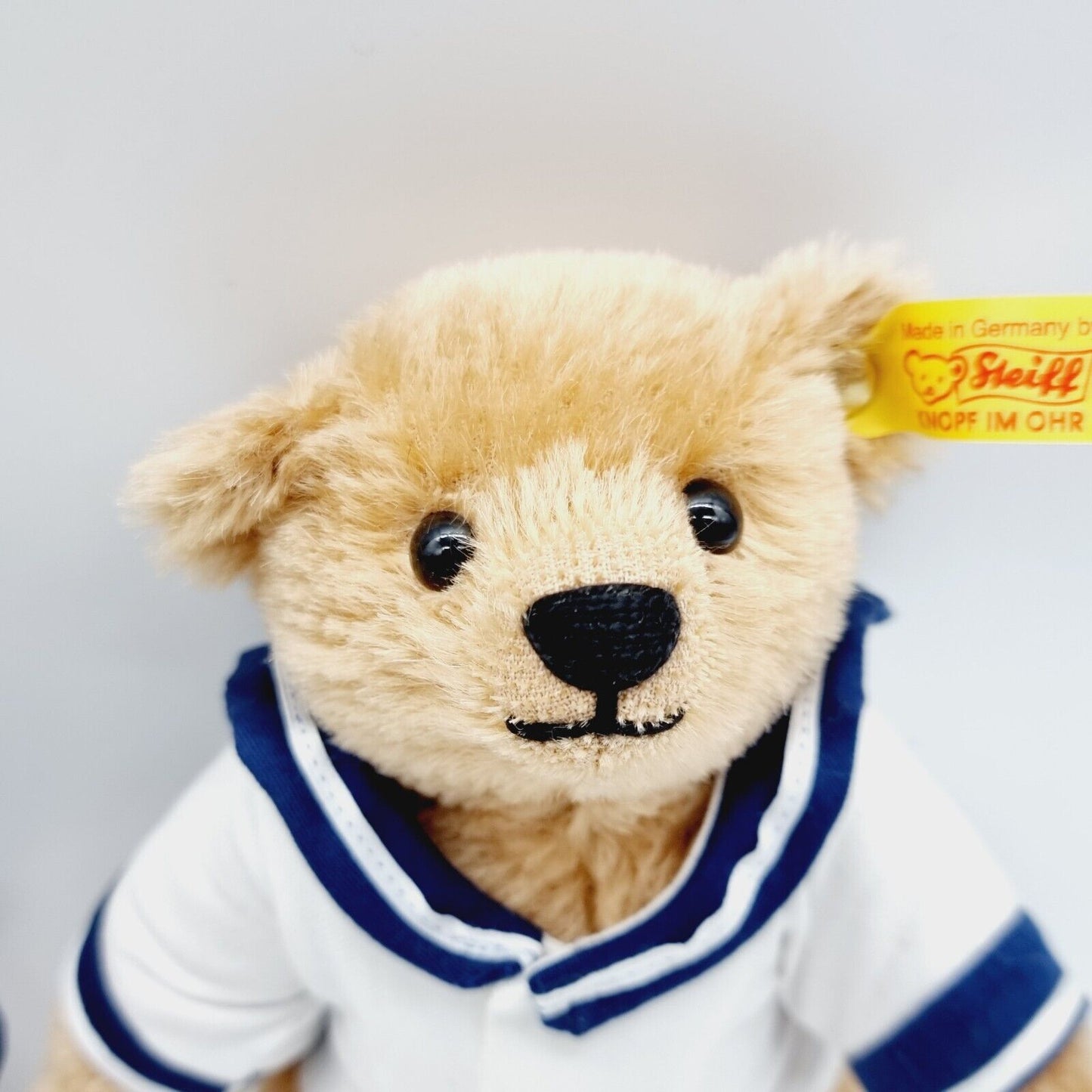 Steiff Sparset Matrosen Paar Andy 027185 und Amy 027192 Mohair 21cm
