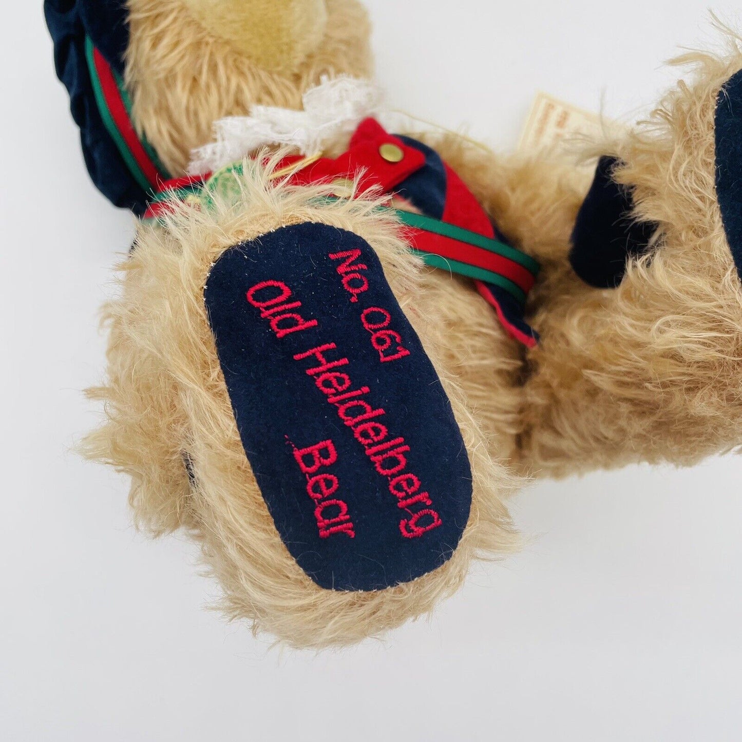 Hermann Coburg Teddybär Old Heidelberg limitiert 2000 aus 1996 Mohair