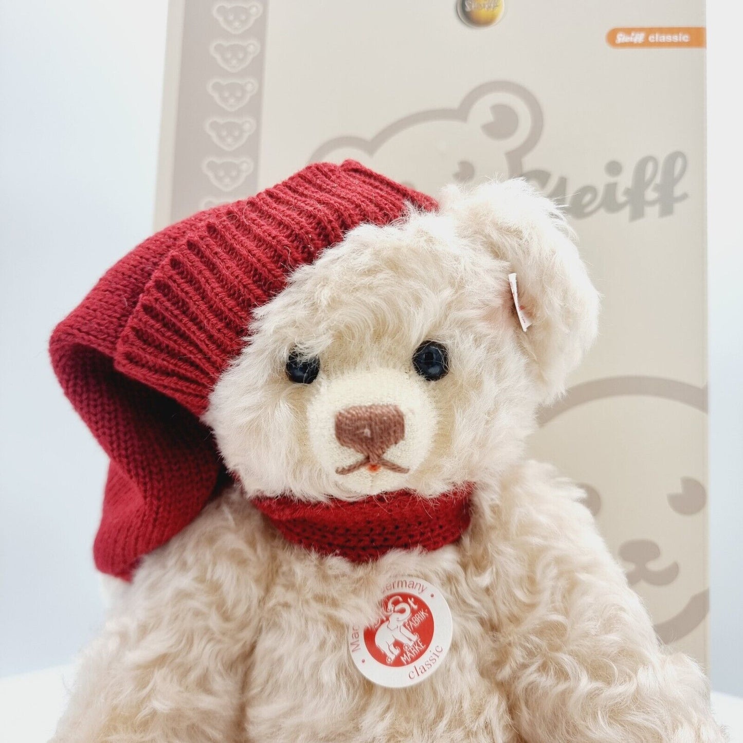 Steiff 037368 Teddybär Trommler limitiert 2007 aus 2007 30cm Mohair