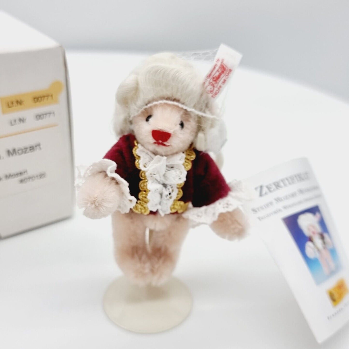 Steiff Teddybär Wolfgang Amadeus Mozart 9 cm 672385 limitiert 5000 2006