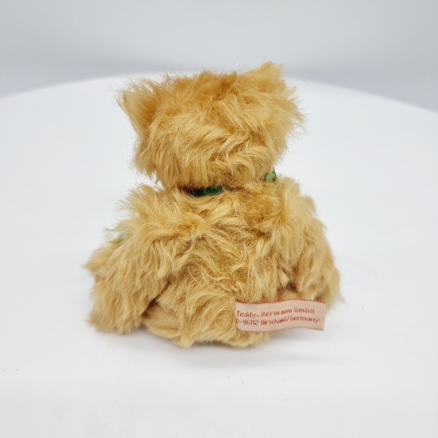 Hermann Teddy Original Jahresbär 2001 mit Schleife 15 cm Mohair