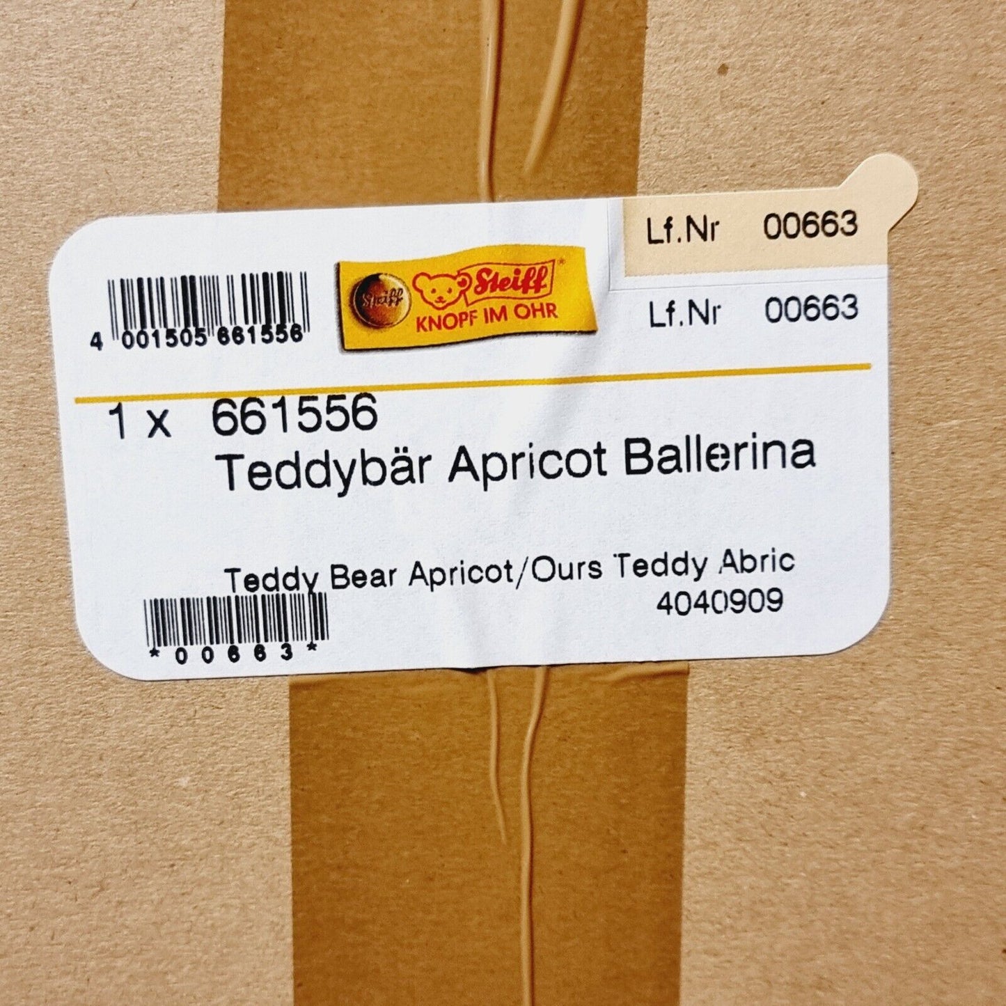 Steiff 661556 Teddybär Vienna Ballerina limitiert 1500 aus 2004 30 cm Mohair