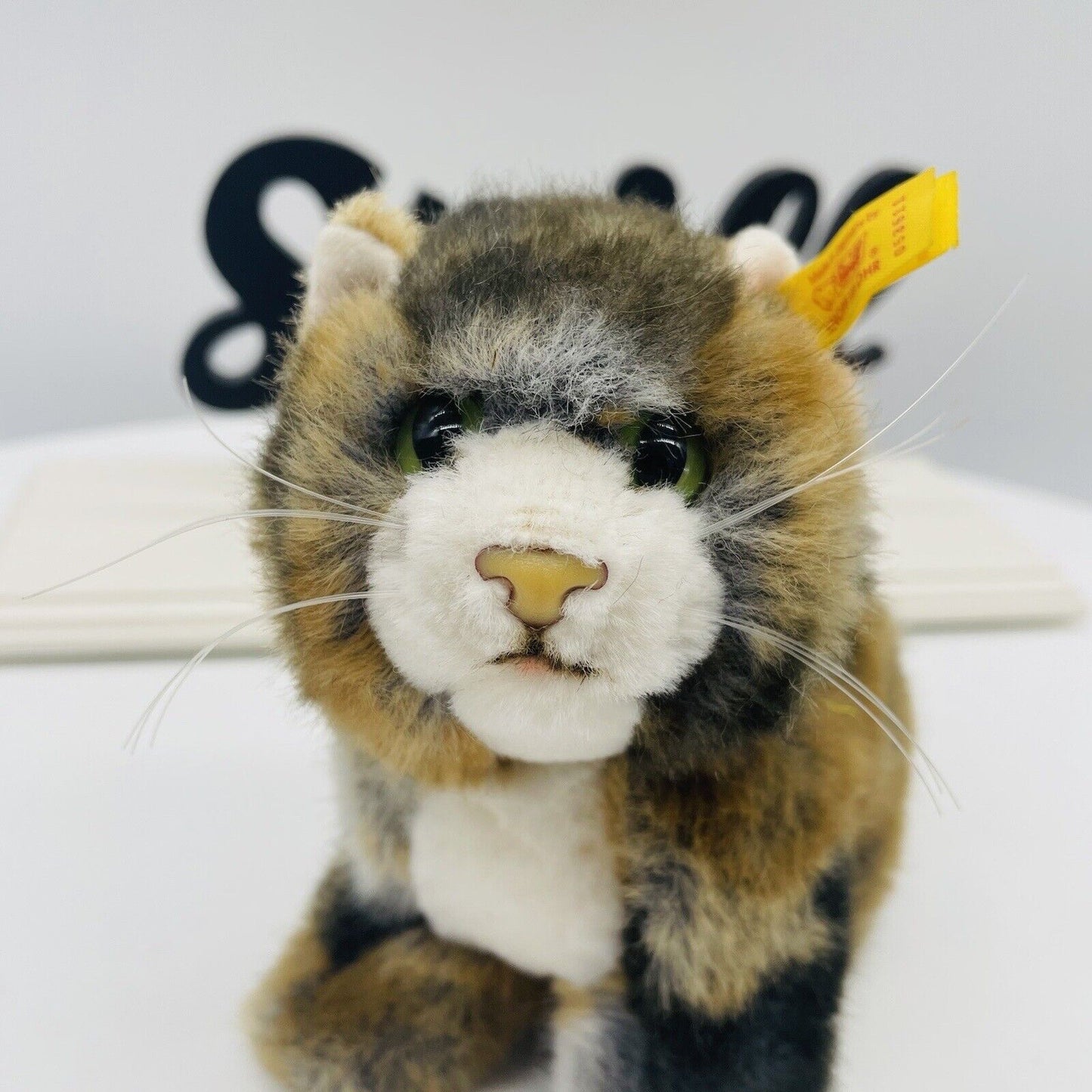 Steiff Minka Katze braun gefleckt 053511 14cm Webpelz