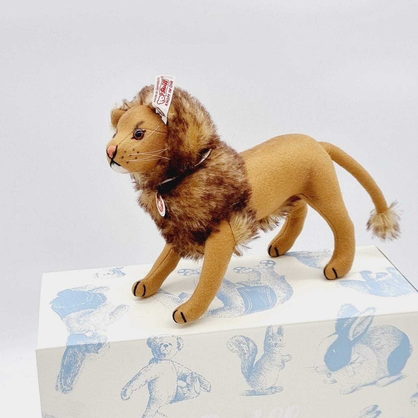 Steiff Löwe LEO Filzlöwe 21 cm groß hellbraun stehend 035098 limitierte Auflage