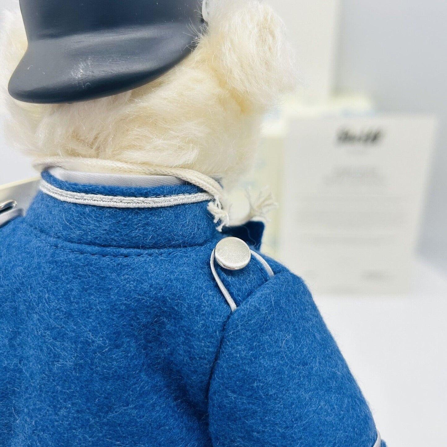 Steiff 657320 Teddybär Schutzmann limitiert 1000 aus 2011 23cm Mohair