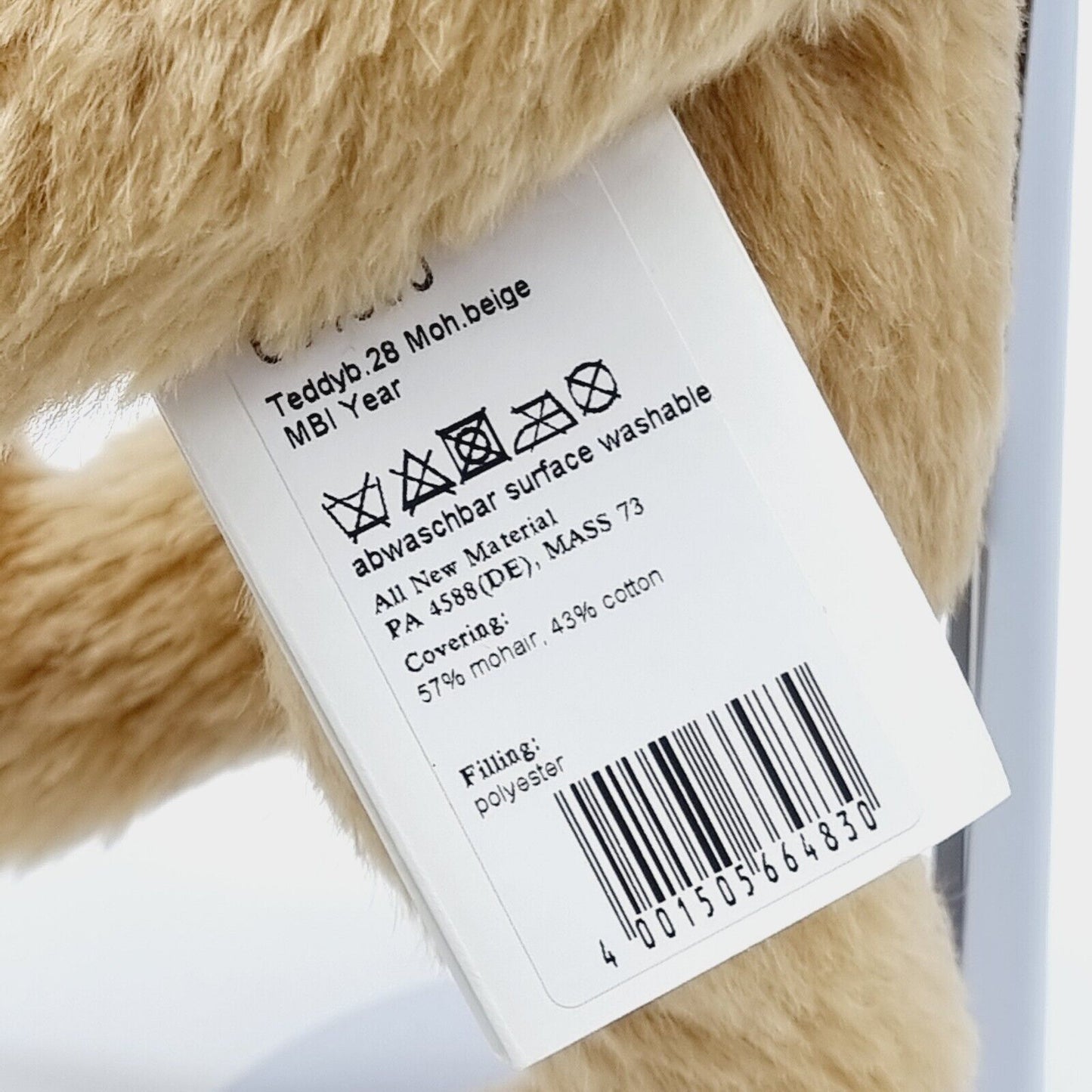 Steiff Danbury Mint 663383 Teddybär Year Bear 2016 limitiert 2016 28cm Mohair